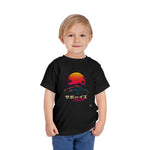 Toddler 180SX JDM Retro Vaporwave Sunset Car T‑Shirt Boys Girls Drift Tee