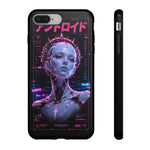 Glowing Headdress Regal Art Tough Phone Case - Gold Magenta Neon