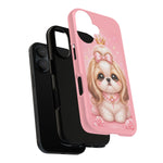 Shih Tzu Princess Kawaii Chibi Puppy Pet Dog Art Tough Phone Case