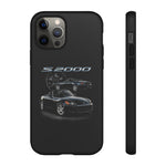 Black S2000 Roadster Collage JDM Tough Phone Case Cover Gift