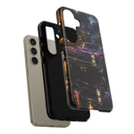 67 GTO Phone Case Purple, Rainy City Night Muscle Car Tough Cover