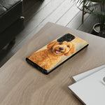 Goldendoodle Fluffy Curls Portrait Art Tough Phone Case