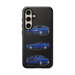 Tough Phone Case - Blue Celica GT-Four JDM Rally Car Multi View Art