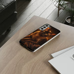 Burmese Golden Sable Portrait Art Tough Phone Case