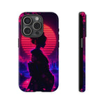 Neon Geisha Silhouette Phone Case | Tough Cover