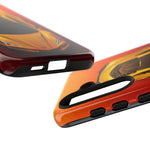 Z06 Corvette Phone Case, Yellow Top-Down Duotone Gradient Cover