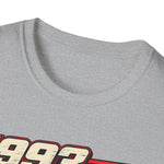 1993 911 RS America T-Shirt — Vintage Red Porsche Sports Car Graphic Tee