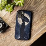 Geisha Parasol Moonlight Art Tough Phone Case