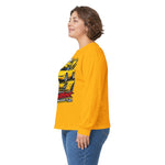 1995 ZR-1 Corvette graphic long sleeve tee | Yellow sports car design