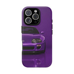 Purple Supra Phone Case, MK4 90s JDM Legend Tough Protective Cover for Men