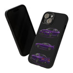 Purple R33 Skyline GTR JDM Sports Car Phone Case Tough Multi View