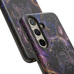 French Bulldog Galaxy Marble Art Tough Phone Case