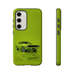 Green Cuda Muscle Car phone case for Gear Heads