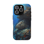 Grouper Reef Phone Case, Sunbeam Ledge Marine Art Tough Cover