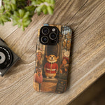 Corgi Royal Guard phone case | Cute British corgi soldier illustration