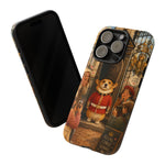 Corgi Royal Guard phone case | Cute British corgi soldier illustration