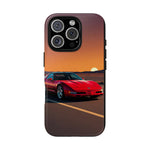 Red C4 ZR-1 King of the Hill Art Tough Phone Case