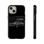 Z28 Camaro Phone Case Classic Muscle Car Patriotic Tough Cover Gift Art