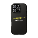 Yellow C8 Z06 Phone Case for Chevy Fans, Tough Protective Cover