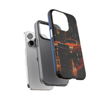 Challenger RT Phone Case, Rainy City Night Muscle Car Tough Cover