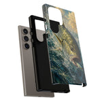 Jack Crevalle Strike Phone Case Saltwater Fishing Gift for Anglers