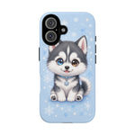 Siberian Husky Kawaii Ice Chibi Pet Dog Art Tough Phone Case
