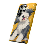 Sheepdog Hair Flip Phone Case Funny Dog Lover Gift