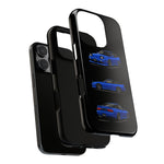 Blue 180SX JDM Sports Car Phone Case Tough Multi View