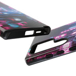 Skyline GT-R Tokyo Rain JDM Night Art Tough Phone Case