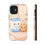 Milk Cookie Phone Case Cute Food Kawaii Tough Cover Gift Art