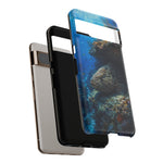 Grouper Reef Phone Case, Sunbeam Ledge Marine Art Tough Cover