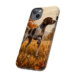 German Shorthaired Pointer Pointing Art Tough Phone Case