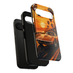 Orange Corvette C3 Stingray Sunset Palms Phone Case