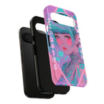 Neon Cyber Geisha phone case | Tough Case