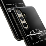 Vintage Galaxie 500 Phone Case | Classic Car Illustration, Black