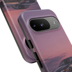 Sunset Skyline GT-R R32 phone case | car reflection, purple dusk