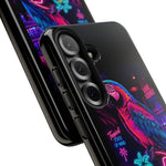 Neon Parrot Cocktails phone case | Tough Cases