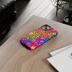Rainbow Leopard 90s Tough Phone Case