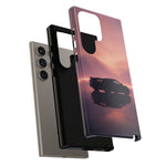 C8 Corvette Silhouette Pastel Horizon Case