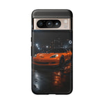 Orange C6 Neon Car Meet Tough Phone Case