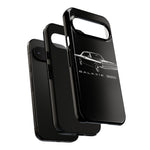 Vintage Galaxie 500 Phone Case | Classic Car Illustration, Black