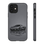 Matte Gray C8 Sports Car phone case | Tough Cases