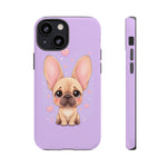 French Bulldog Bat Ears Kawaii Pet Dog Art Tough Phone Case