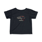 1966 Chevy Nova SS Classic Muscle Car Graphic Baby Tee Infant Toddler Kids