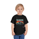 El Camino Black Pickup Graphic Toddler T-Shirt Vintage Ute Retro Tee