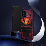 1969 Charger Sunset Tough Phone Case - Palm Silhouette Poster