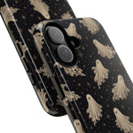 Vintage Ghost Pattern phone case | Halloween spooky stars design