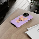 French Bulldog Bat Ears Kawaii Pet Dog Art Tough Phone Case