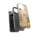 Akita under Cherry Blossoms Dog Breed Phone Case