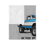 1972 Chevy K10 Pickup truck blanket | Velveteen microfiber throw